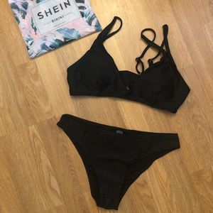 Black bikini set by SHEIN NWT